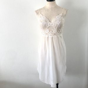 Vintage Christian Dior lace nightgown slip dress